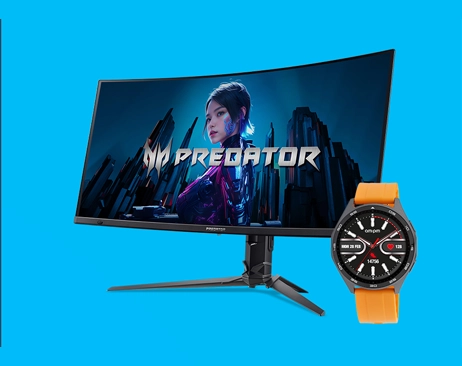 Третє місце – Monitor Predator X34 + smartwach AM:PM PS228-U816-K1